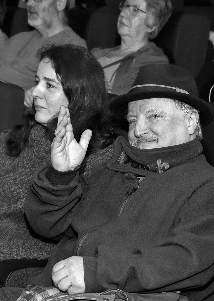 Einer der Stargäste beim Filmwochenende in Würzburg, Axel Prahl mit Ehefrau Silja