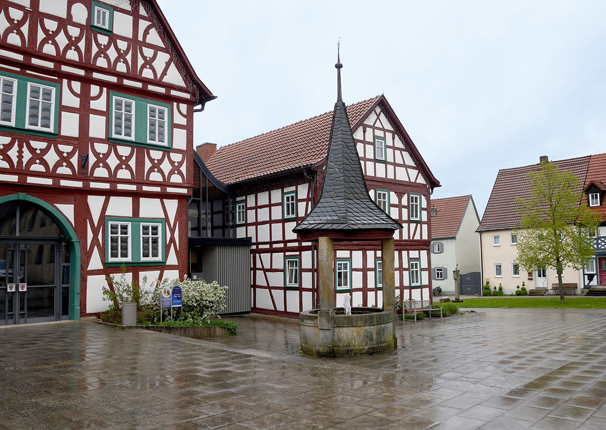 Das Rathaus von Stadtlauringen